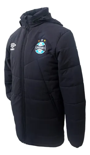 Parka Jaqueta Gr mio Viagem Umbro 2023 Preto
