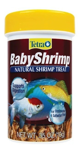 Alimento Tetra Baby Shrimp 10gr Para Goldfish Acuario Pecera