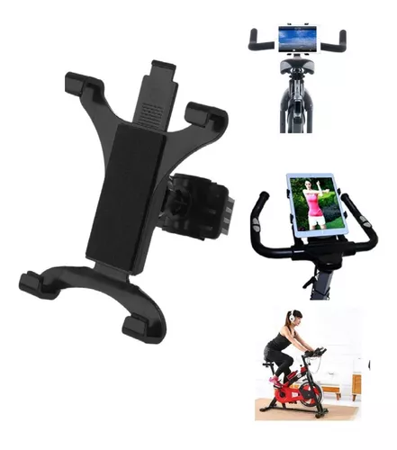 Soporte de tableta para bicicleta, soporte para tableta de teléfono de  coche para ejercicio de gimnasio en interiores para iPad Air Pro Mini  Xiaomi Huawei de 4,5 a 13 pulgadas