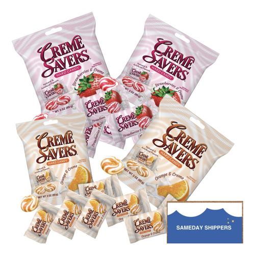 Creme Savers - Caramelo Duro Clásico Original Con Envoltur.