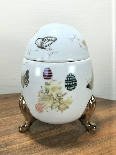 Imagem 4 de 8 de Ovo Bomboniere Porcelana Ourocoelho Pascoa