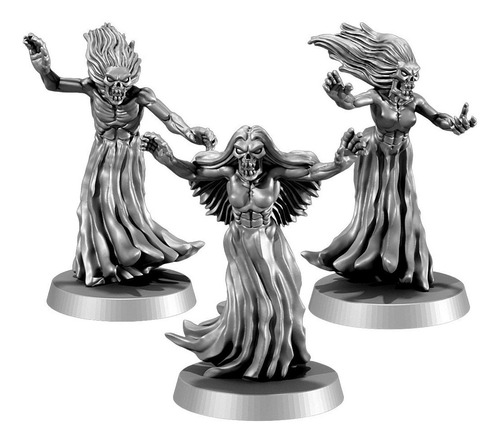 Monstrous Encounters Set Espectros Frostgrave Resina Rol 