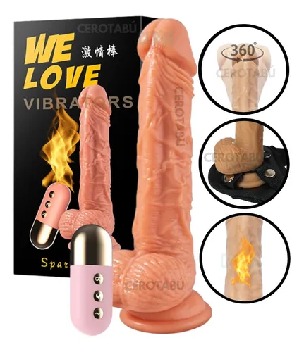 Vibrador Consolador Dildo Realista Temperatura,control,carga
