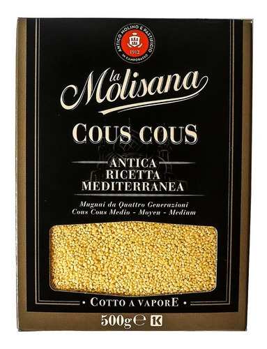 Cous Cous 100% Grano Italiano La Molisana 500g - Pack X 6