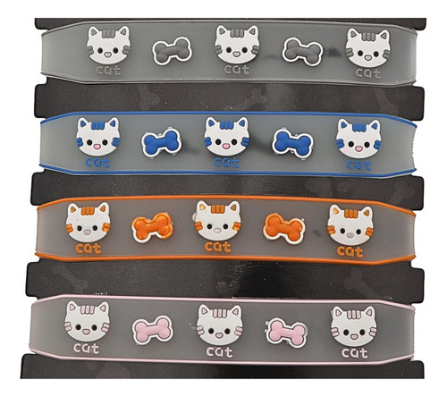 Pack 4 Collar De Gato Reflectante