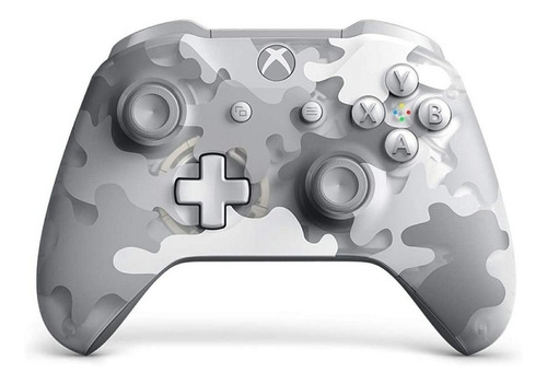 Imagen 1 de 3 de Control joystick inalámbrico Microsoft Xbox Mando inalámbrico Xbox One arctic camo special edition