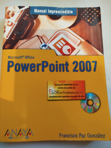 Libro Power Point 2007 Francisco Paz González Con Cd 