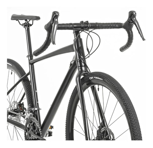 Imagen 4 de 5 de Bicicleta Sunpeed Kepler Gravel 2x8 / Talle M Celeste