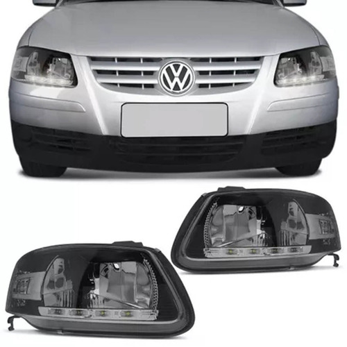 Par Farol Saveiro G4 2006 2007 2008 2009 2010 Negra Led