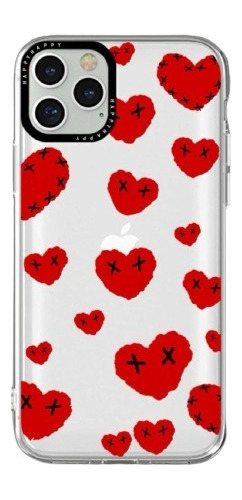 Funda Case Protector Para iPhone, Diseño De Corazones X.