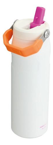 Termo Iceflow Aerolight Flip Straw 24oz Stanley Blanco Y Rosa