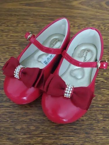 Sapato infantil cheap vermelho pampili