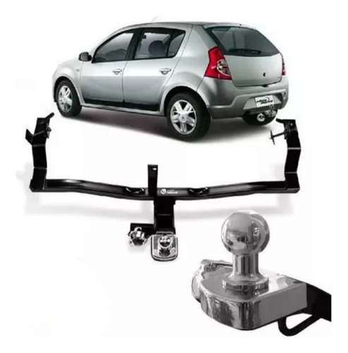 Engate Reboque Rabicho 700kg Sandero 2008 2009 2010 Stepway