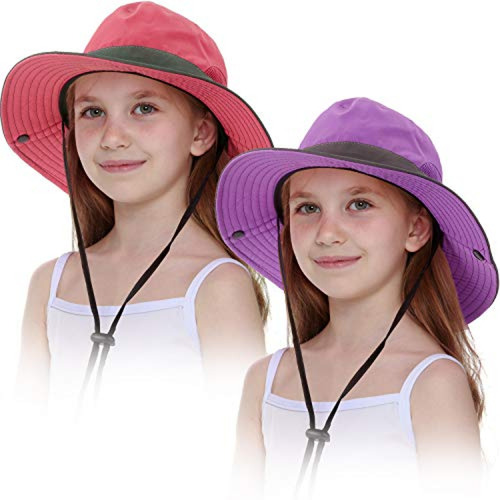 2 Piezas De Sombrero Para El Sol Para Niños, Gorra Plegable