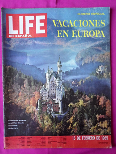 Revista Life Vol. 25 N° 4 Feb 1965 Vacaciones En Europa