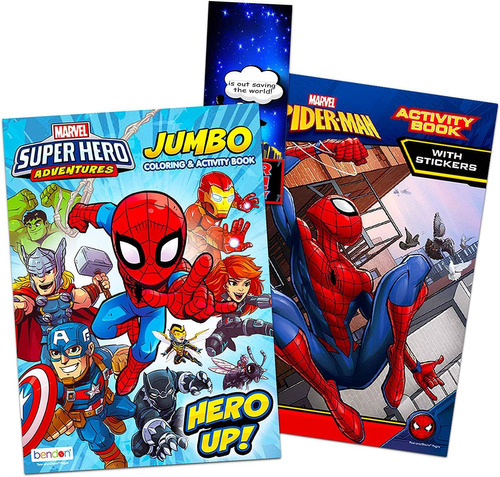 Juego De Libros Para Colorear Super Hero  2 Libros Para Colo