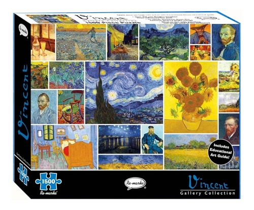 Rompecabezas Coleccion Van Gogh 1500pz Arte Noche Estrellada