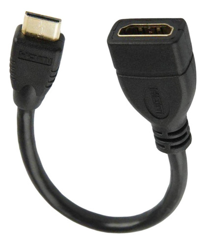 Cable Adaptador De Convertidor Mini Hdmi Macho A Hdmi Hembra