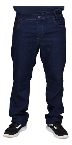 Calça Jeans Slim Stretch Lycra Masculina Plus Size Verão 22