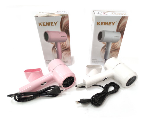 Secador De Pelo Kemei 8224, 3000w En Caja, 2 Colores