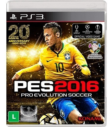 Pes 2016 Pro Evolution Ps3 Midia Fisica Original Play 3 Sony