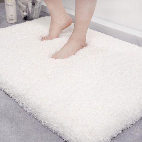 Alfombra De Baño De Microfibra Súper Absorbente, Lavable Ant