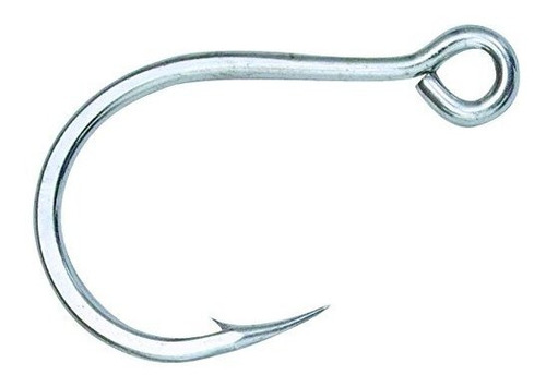 Mustad En Linea Gancho De Ojal Forjado Redondo, 5 Unidades