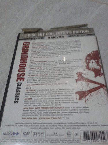 Grindhouse Classics-9 Movies-coleccion-dvd-2008