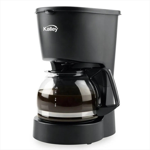 Cafetera Kalley De 4 Tazas, 610ml / 600w, Garantía 1 Año