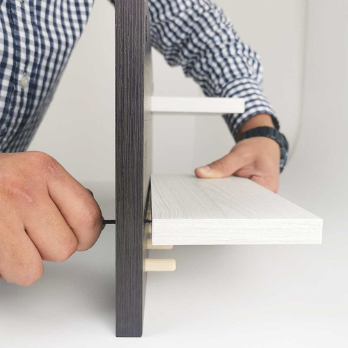 Imagen 9 de 10 de Perchero Organizador Porta Llaves De Pared Melamina Moderno