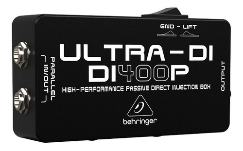 Caja Directa Pasiva Behringer Di400p Xlr Plug