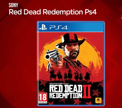 Red Dead Redemption 2 Mídia Física - Ps4