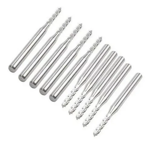 comprar 10 Fresas Raiadas Todas De 2mm - Cnc E Micro Retifica