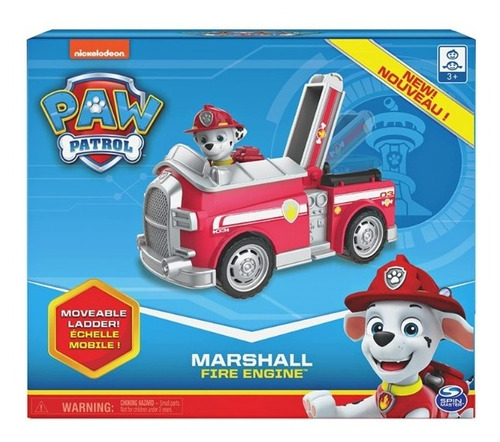 Paw Patrol Marshall's Fire Engine Vehicle With Collectible F