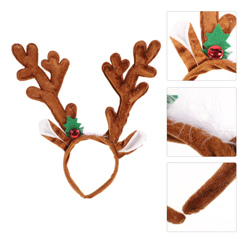 Ciieeo - Diadema De Cuernos De Reno, Diadema De Navidad, Cue