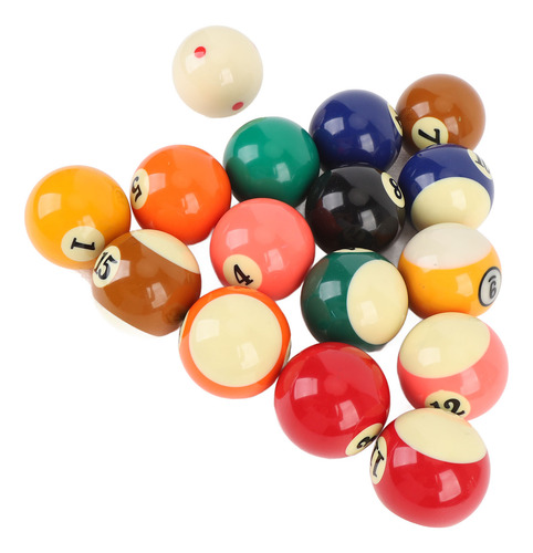 Juego De Billar Estándar De 16 Piezas De Resina De 57,2 Mm P