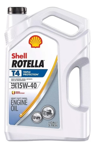 Shell Rotella T4 15w40 Mineral Galón.shell Rotella® T4 T 