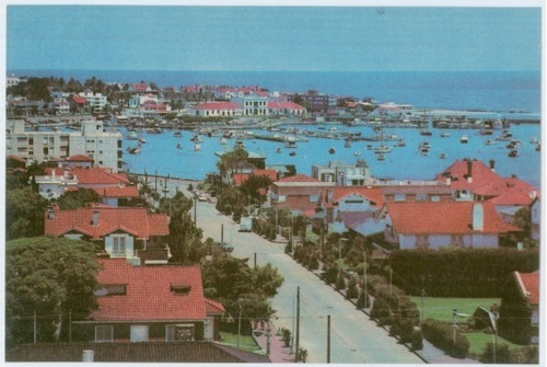 Puerto De Punta Del Este Maldonado En 1970 - Lámina 45x30 Cm