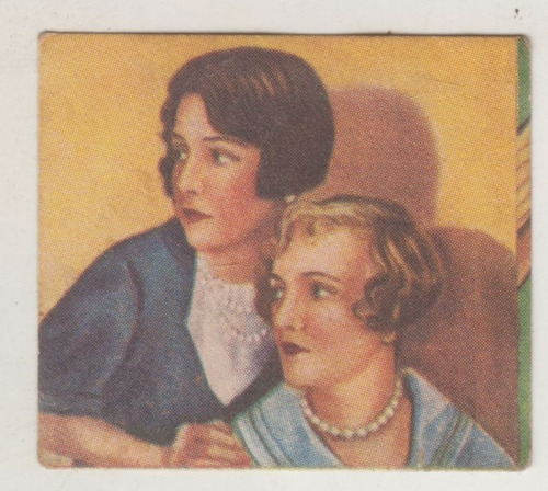 1954 Cine Mudo Norma Y Constance Talmadge Tarjeta Uruguay