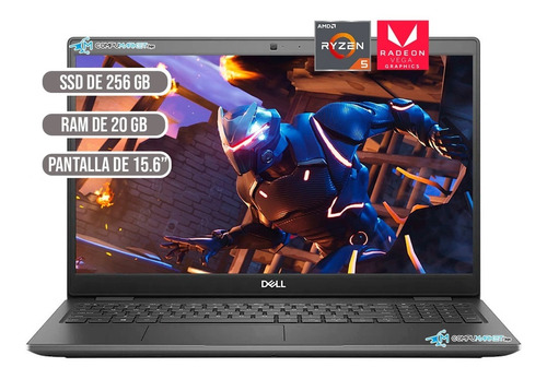 Portátil Dell Inspiron Amd Ryzen 5 3450u Ssd 256gb Ram 20gb 