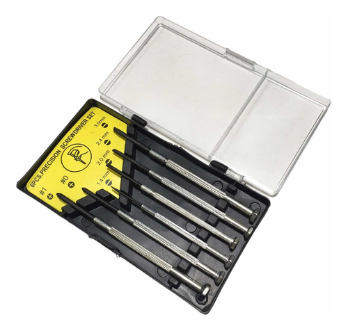Set 6 Mini Desarmadores Precisión Herramienta Básica Taller