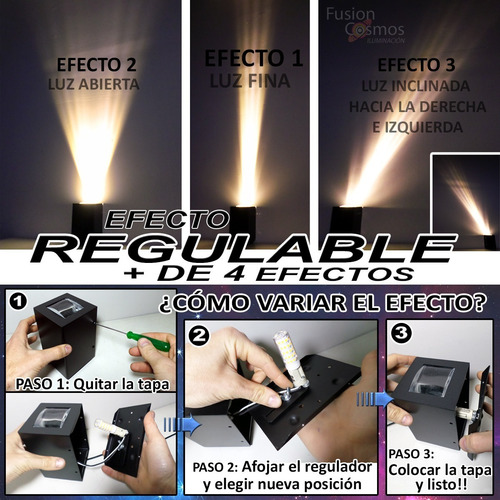 Imagen 2 de 10 de Velador Decorativo Resto Bar Efecto Laser Iluminacion Led