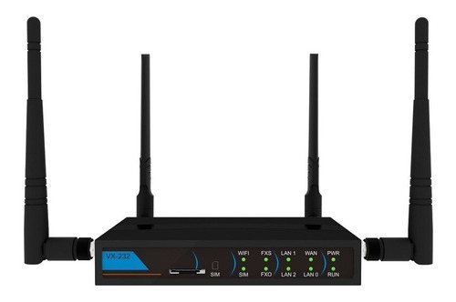 Router Dinstar Uc100 1v1s1o Negro 100v/240v