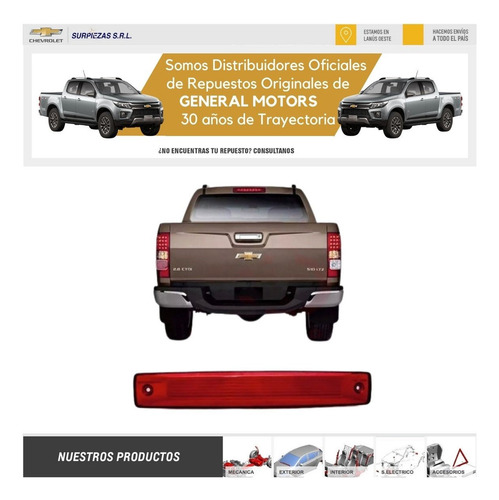 Faro Trasero Stop Luz Freno Original Gm Chevrolet S10 S10