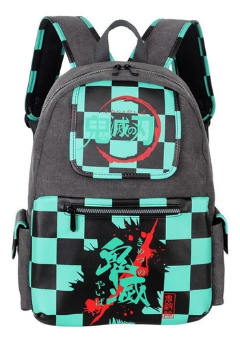 Mochila Escolar Demon Slayer Kimetsu No Yaiba Tanjiro Nezuko