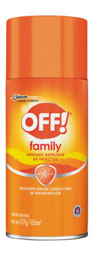 Repelente Off Mosquitos Familiar Camping 170ml Camping