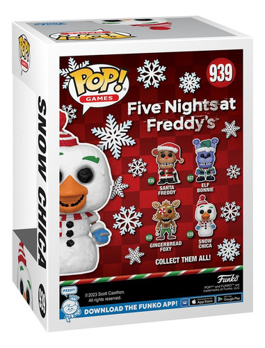 Pop! Five Nights At Freddy's: Holiday Season Snow Chica