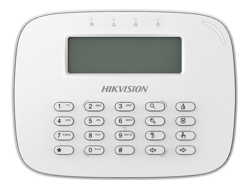 Teclado Lcd Cableado Hikvision Para Alarmas Ds-pk-lrt