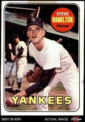 1969 Topps # 69 Steve Hamilton New York Yankees (tarjeta De