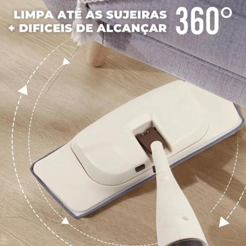 Imagem 7 de 9 de Mop Limpador 3x1 Spray + Microfibra + Vassoura Mágica